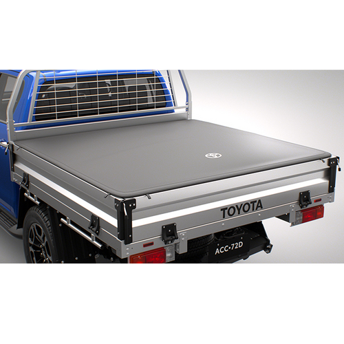 Toyota Soft Tonneau Cover Tray 1840 x 2550 for Hilux Workmate SR 09/2011-Onwards