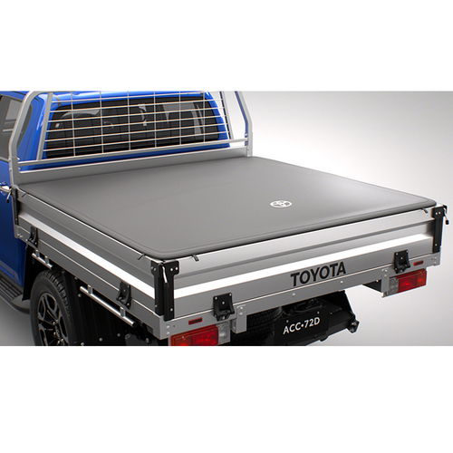 Toyota Soft Tonneau Cover Alloy Tray 1760 x 2400 for Hilux Workmate SR 09/2011-08/2025