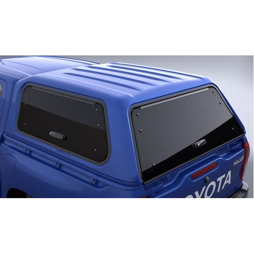 Toyota Canopy Smooth Silver Sky X2 Lift Up Windows Hilux Double Cab SR Workmate 06/2015-08/2023