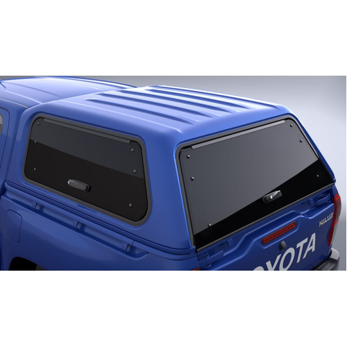 Toyota Canopy Smooth 2 X Lift Up Windows D-Cab J-Deck Silver Sky 1D6