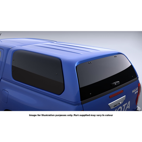 Toyota Canopy Smooth Graphite X2 Pop Out Windows Hilux Double Cab SR5 06/2015-08/2025