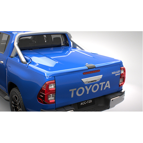 Toyota Smooth Hard Tonneau Cover J Deck w/Central Locking Silver Sky