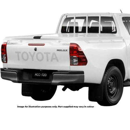 Toyota Hard Tonneau Cover Smooth Eclipse Black for Hilux Double Cab SR WorkMate 05/2015-08/2025