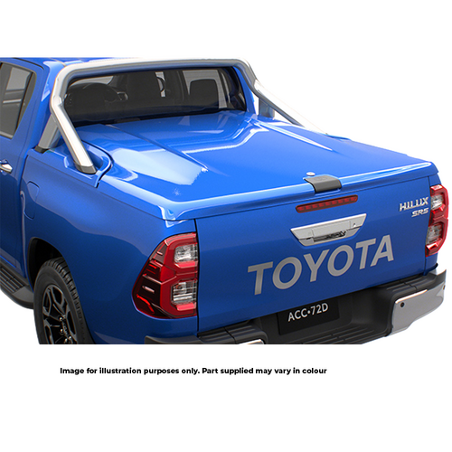 Toyota Hard Tonneau Cover Smooth Silver Sky for Hilux Double Cab SR5 05/2015-08/2023