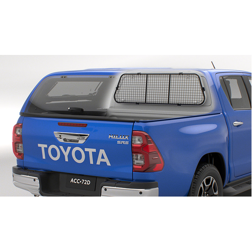 Toyota Canopy Security Grill Side Slide Window RH for Hilux J Deck