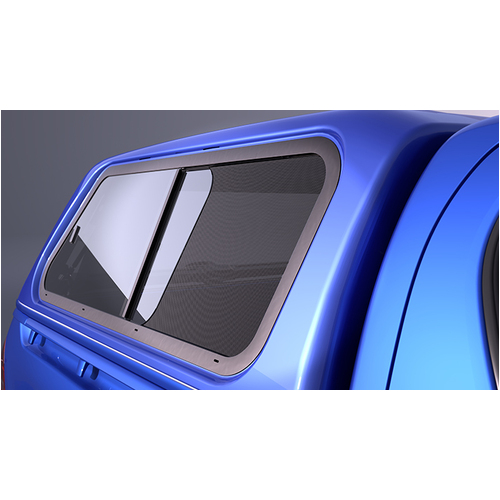 Toyota Side Slide Window RH Canopy Flymesh for Hilux J Deck 