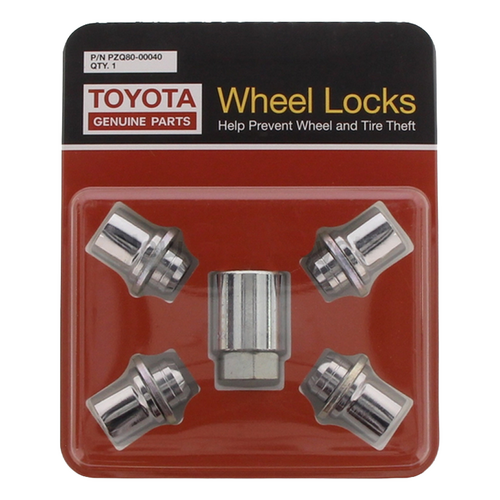 Toyota Alloy Wheel Lock & Key Set