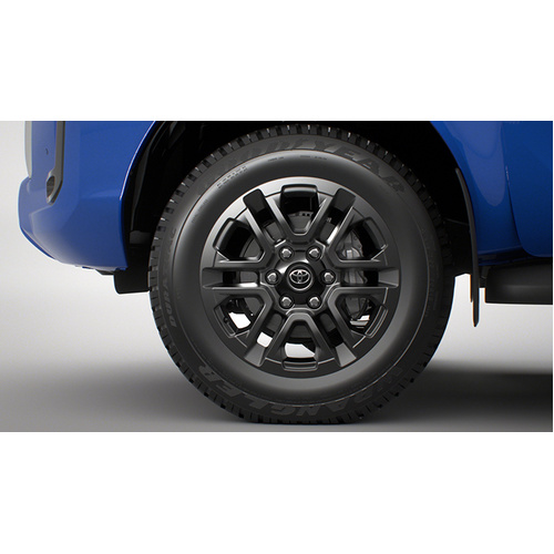 Toyota 18" Alloy Wheel Black for Hilux & Fortuner From 06/2020