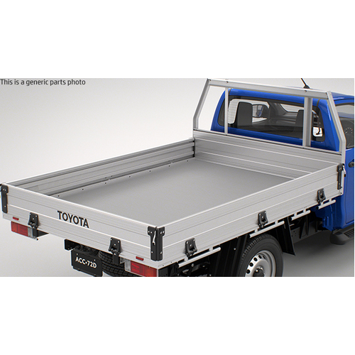 Toyota Alloy Tray Heavy Duty Floor 2550x1842mm for Hilux Single Cab 08/2015-Present