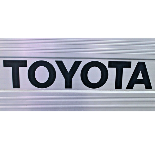 Toyota Hilux Alloy & Steel Tray Tailgate Toyota Black Decal 02/2005-Onwards