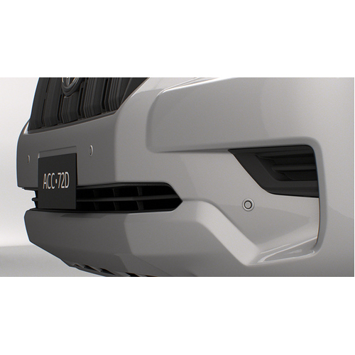Toyota Front Park Assist w/o Bull/Nudge Bar 4 Head Kit - Glacier White